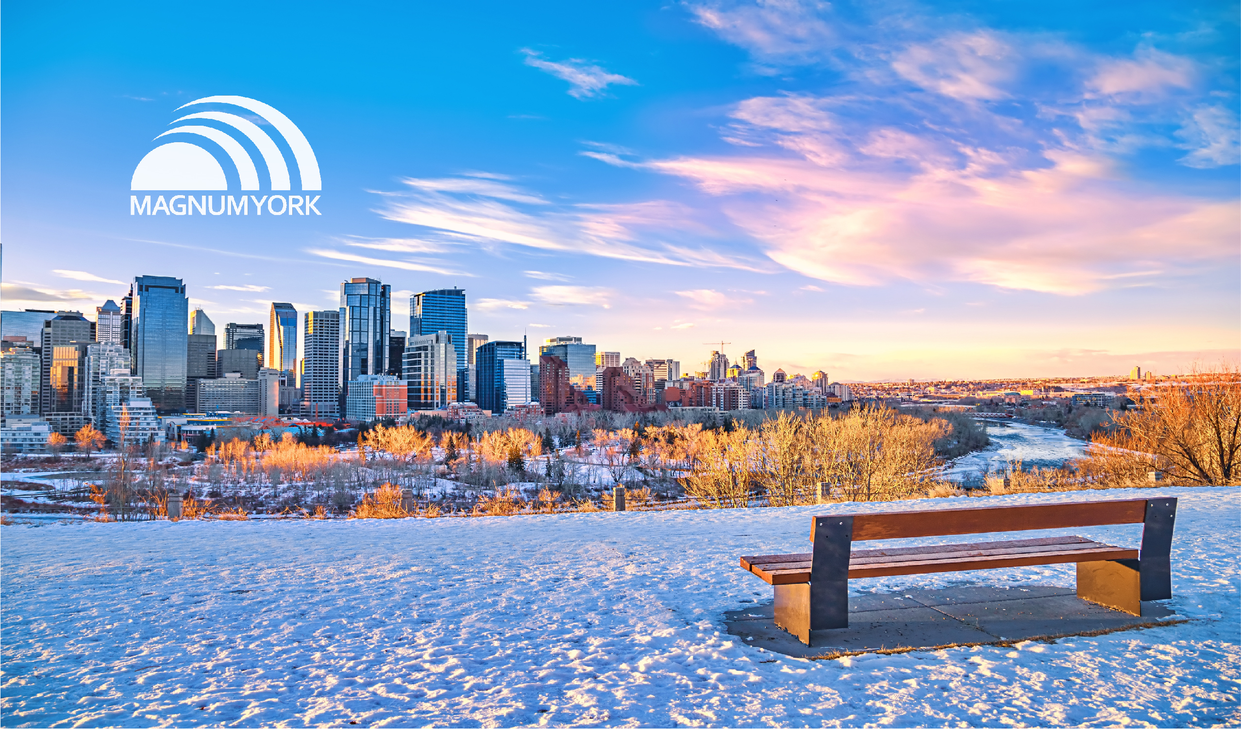 Calgary winter skyline growth magnum york
